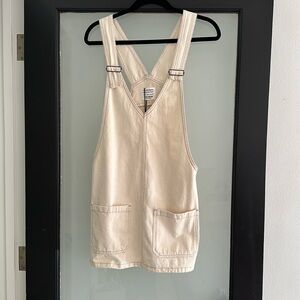 Pull&BearWomen's Cream Dungarees-Overalls